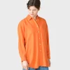 Mittellange Lyocell Bluse Ofelia Mandarin
