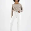 Mom Jeans Mams Tapered Off-white
