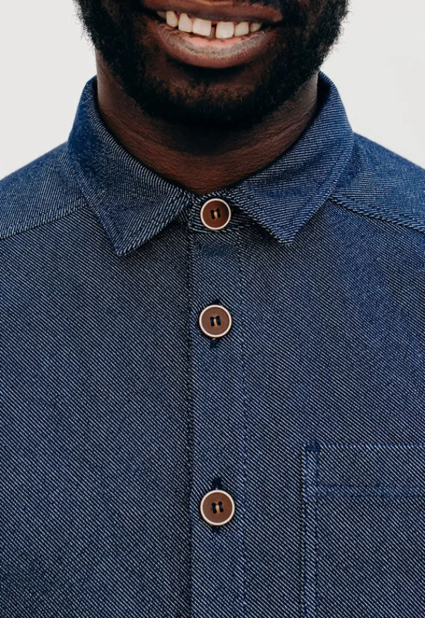 Mr Goeland Denim-Überhemd