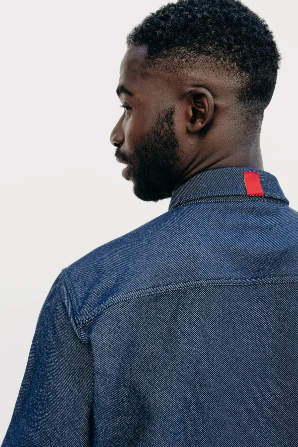Mr Goeland Denim-Überhemd