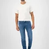 Normale Stretch-Jeans Dunn Pure Blue