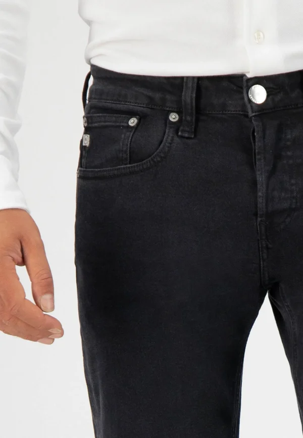 Normale Stretchjeans Dunn Stone Schwarz