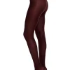 Olivia Burgunder-Strumpfhose