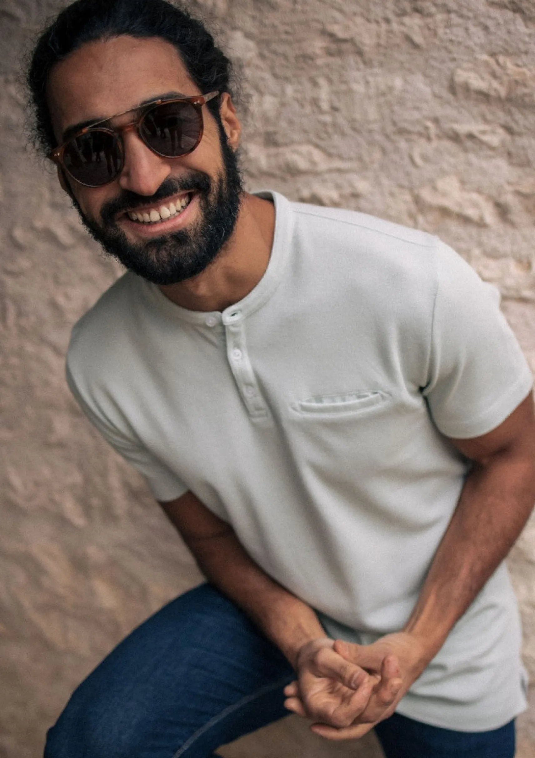 organic_cotton_polo_shirt_1.webp Organic cotton polo shirt Monpolo hellgrün