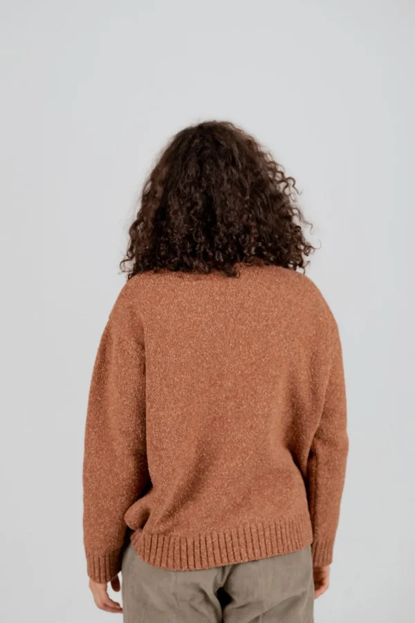 Oversized Pullover Loriga Terrakotta