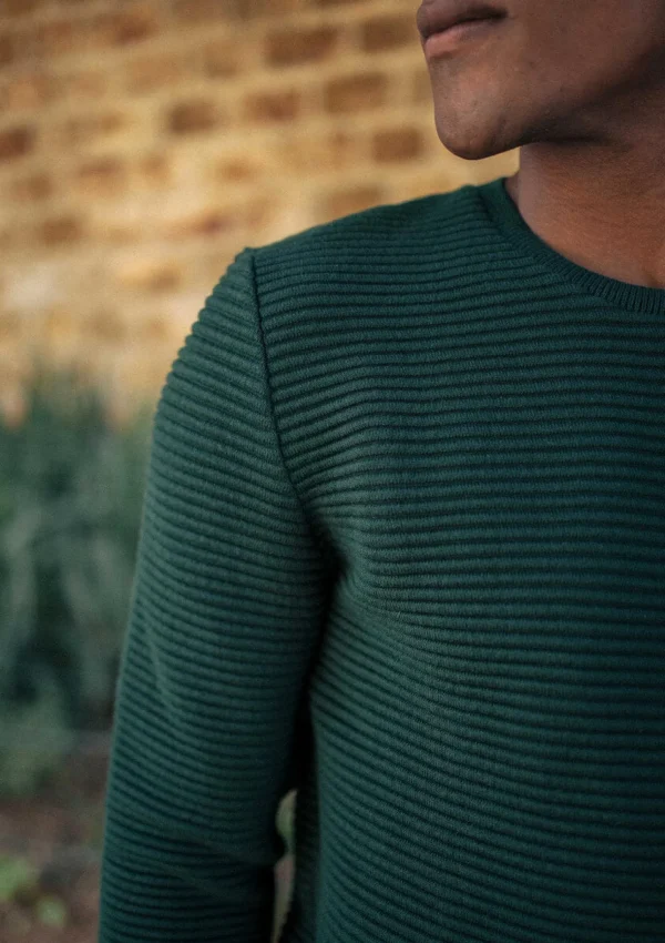 Pullover aus Bio-Baumwolle Marbre Grün