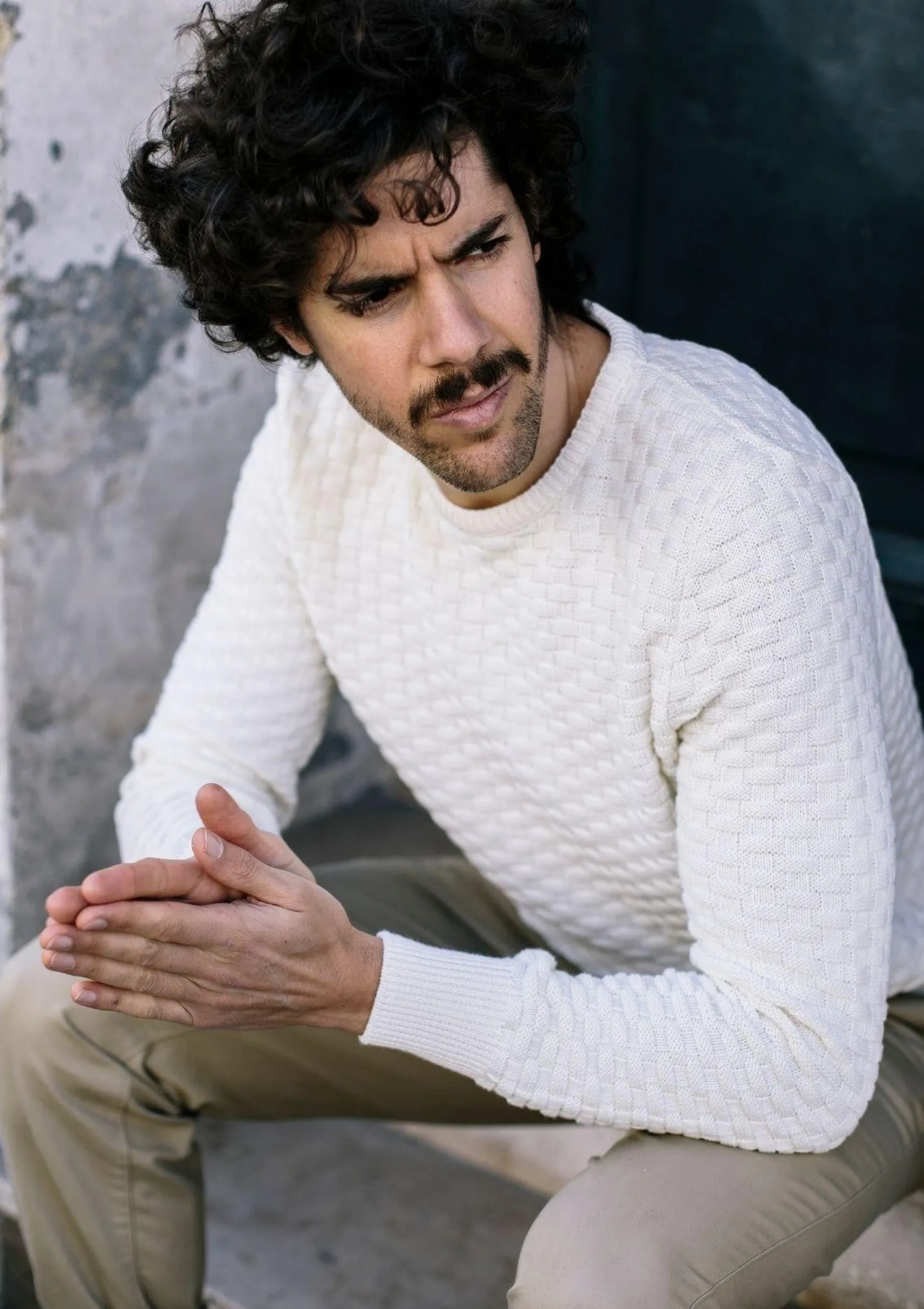 pullover_damier_ekru_kari_1.webp Pullover Damier ekru kariert