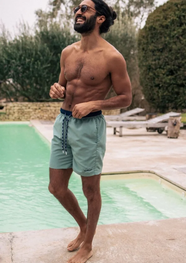 Recycelte Badeshorts Plongeon Green