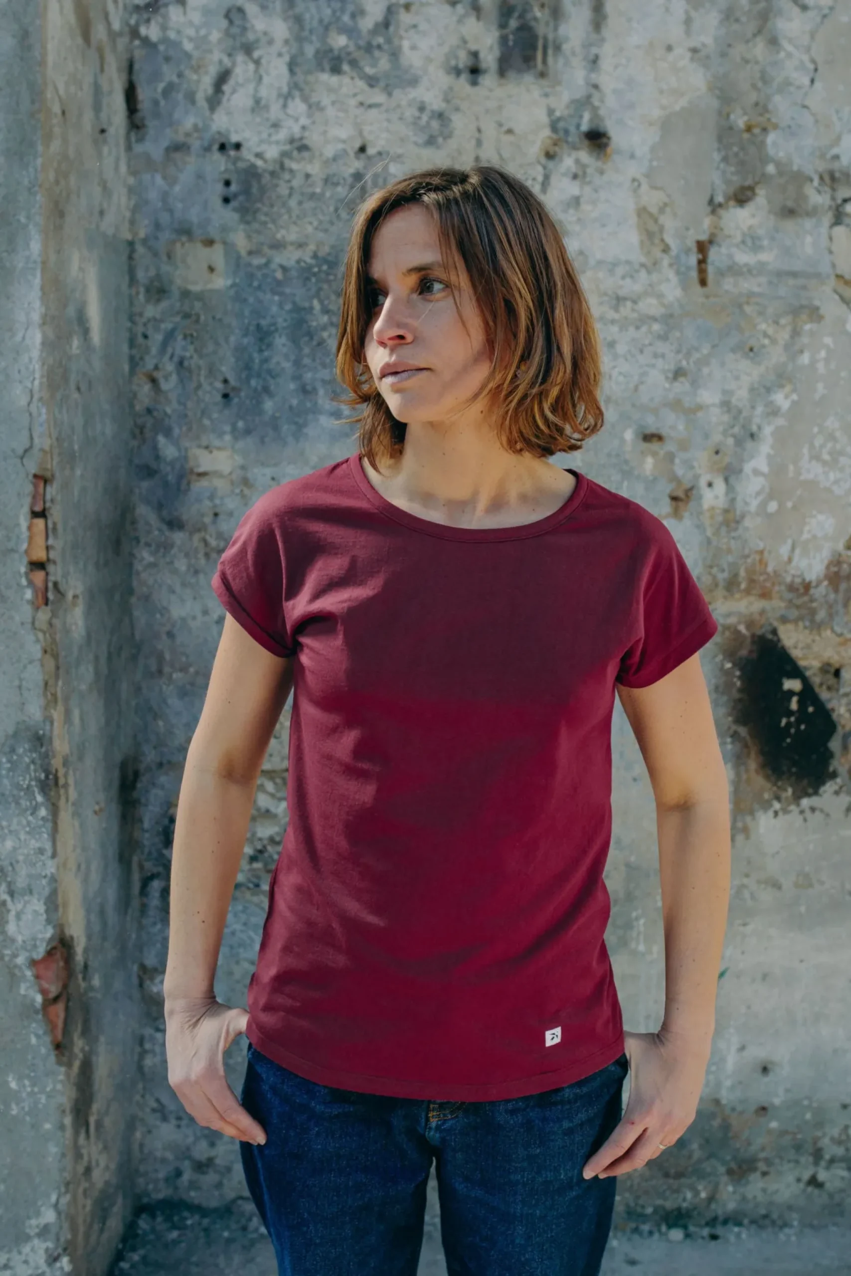 recyceltes_tshirt_mme_msa_0-1.webp Recyceltes T-Shirt Mme Mésange Garnet
