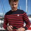 Roter Herrenpullover von La Marinière