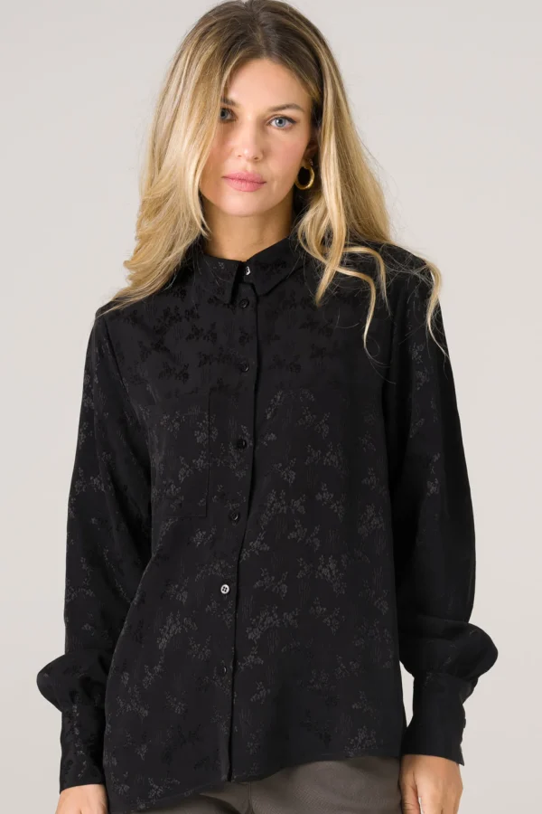 Schwarze Bluse Kauri