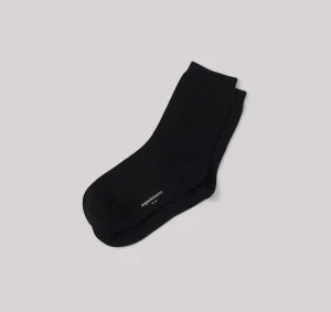 Schwarze Socken aus Bio-Baumwolle im Duo-Pack