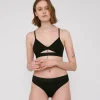 Schwarzer Tencel-Tanga im Duo-Pack
