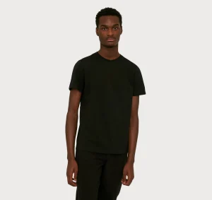 Schwarzes T-Shirt aus Bio-Baumwolle