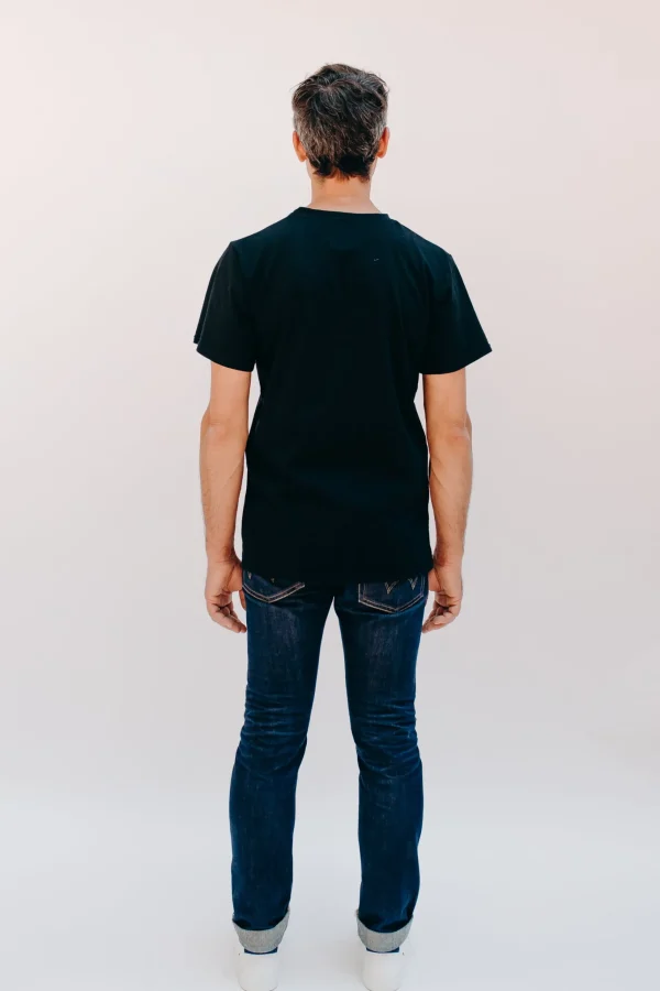 Schwarzes T-Shirt von Herren Pinson