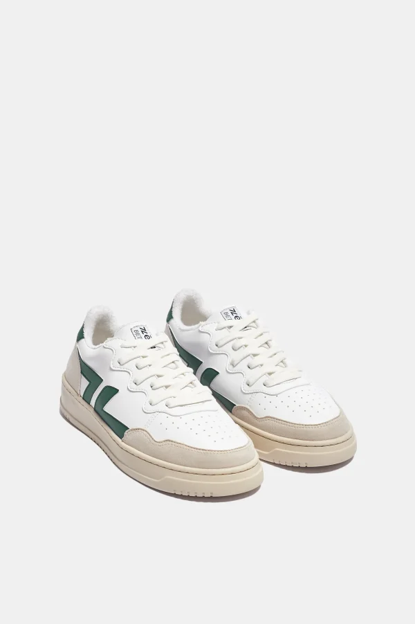 Sneaker aus veganem Maisleder Beta Grün