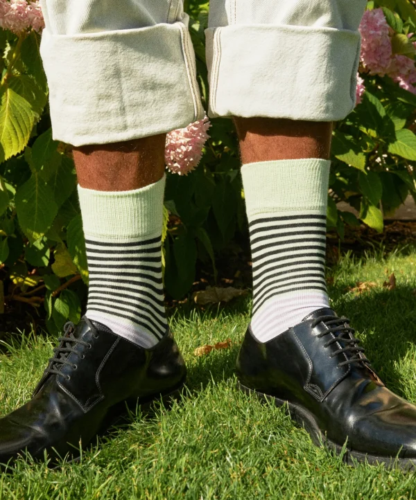 Socken mit Streifen aus Bio-Baumwolle – Four Mation