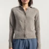 Strickjacke aus recyceltem Kaschmir Cecilia Beige