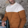 Sweatshirt aus Bio-Baumwolle Climat Senf