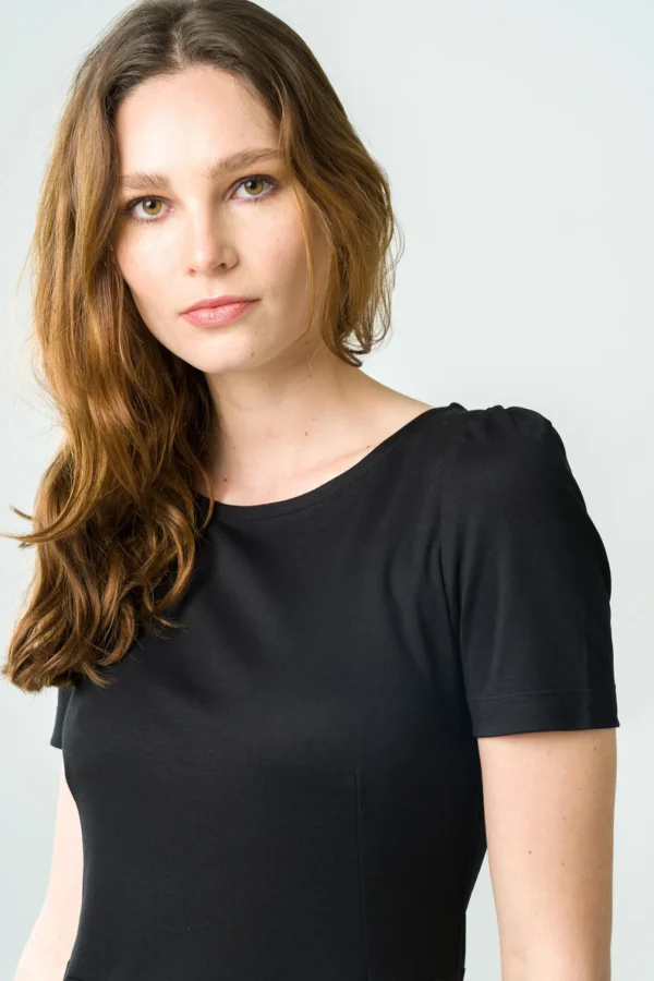 Tencel Midikleid Victoria Schwarz
