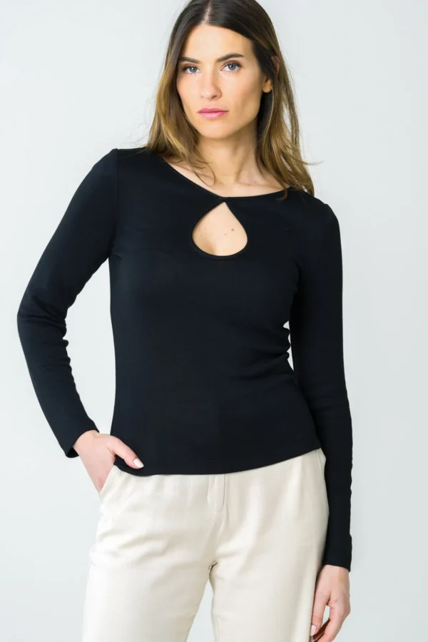 Top Mehonia Schwarz