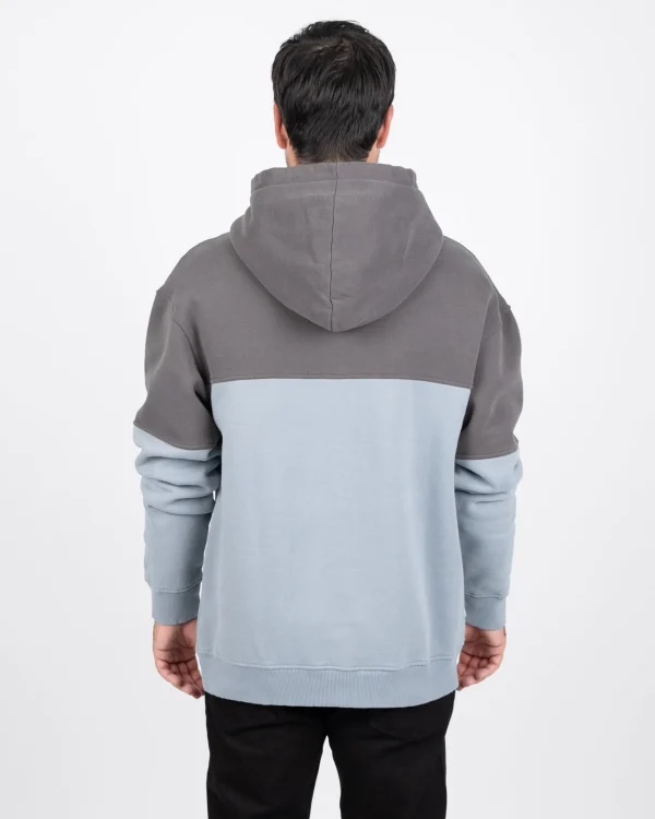 TreeHoodie Colorblock Anthracite-Blue