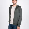 Treehoodie Zip Ash green