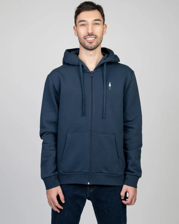 Treehoodie Zip Navy