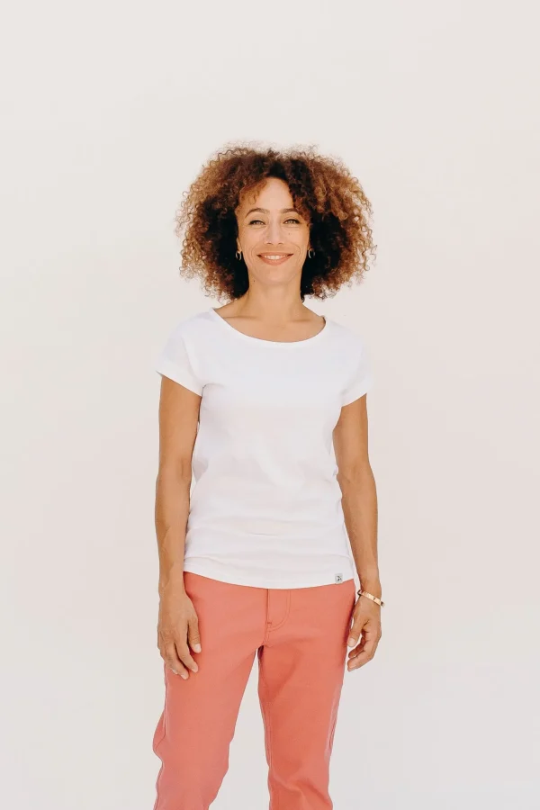 T-Shirt Frau Weißmeise