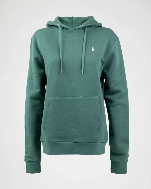 Unisex Hoodie aus Bio-Baumwolle TreeHoodie Pine Green