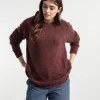 Unisex Kaschmir-Pullover Alfredo Orange Corten