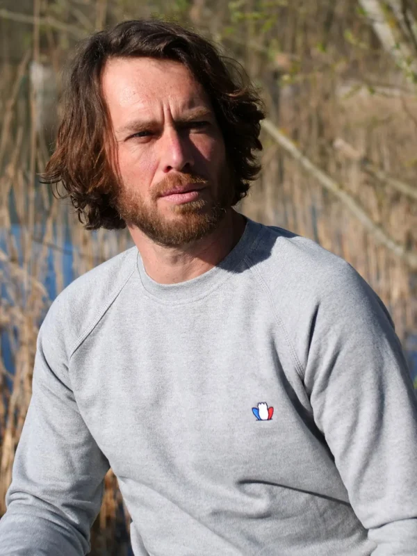 Unisex-Sweatshirt Le Chiller grau