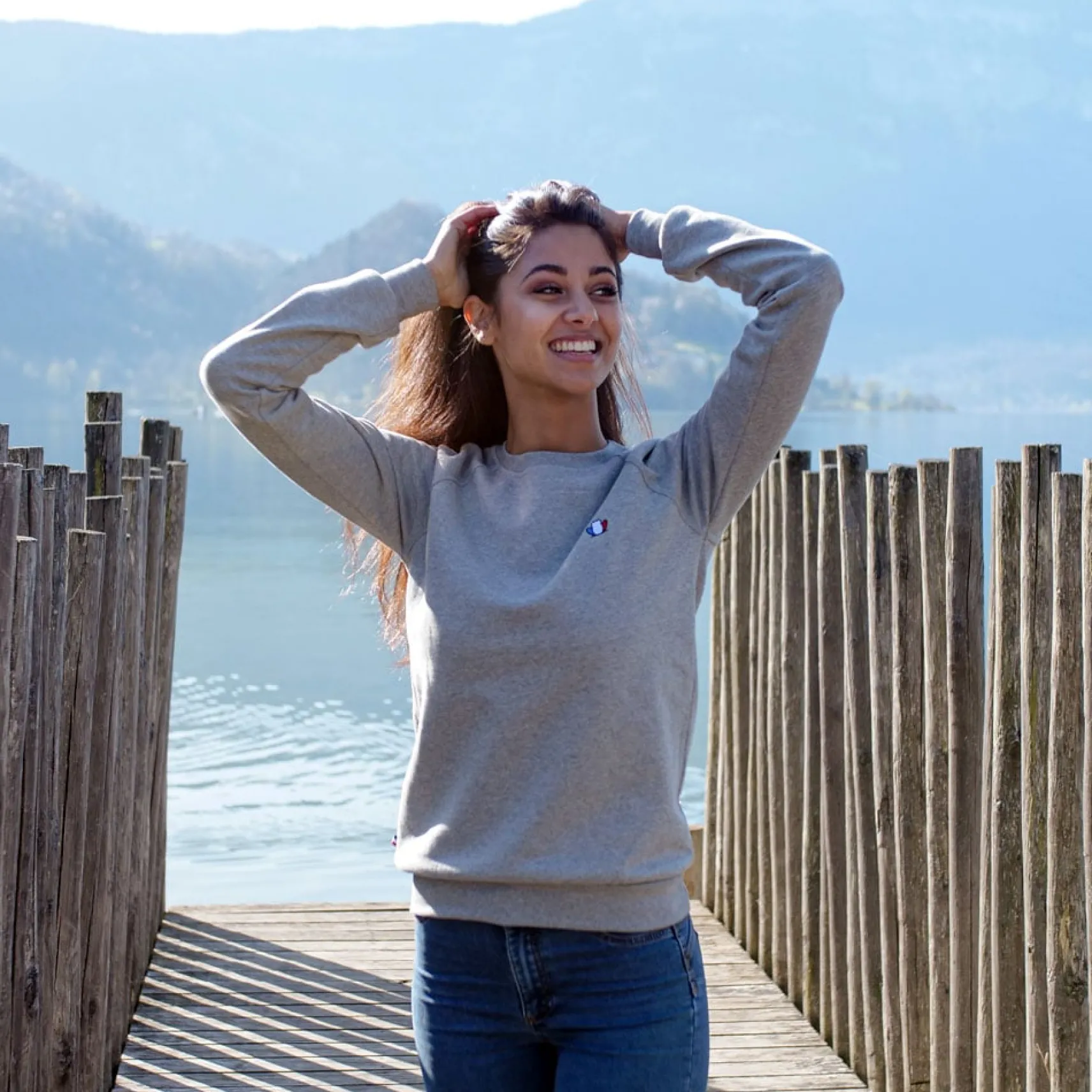 unisexsweatshirt_le_chill_1.webp Unisex-Sweatshirt Le Chiller grau