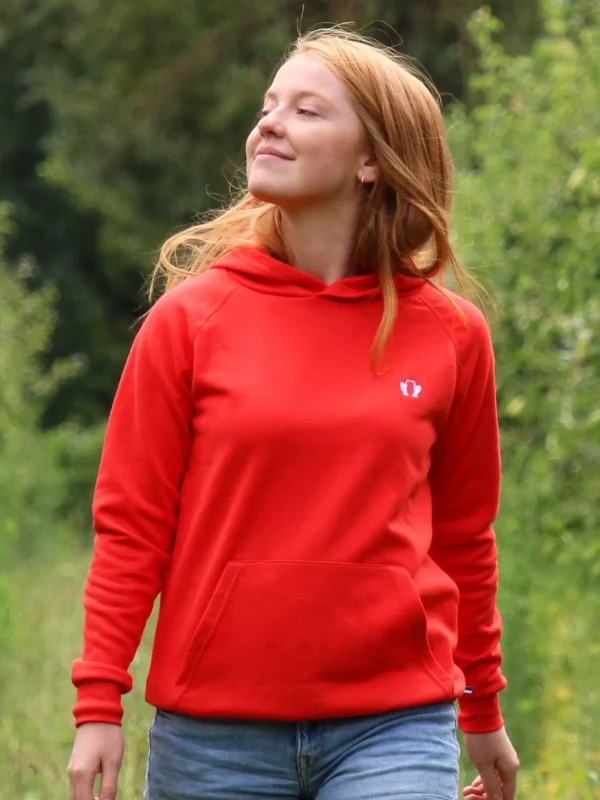 Unisex-Sweatshirt Le Confortable Rot