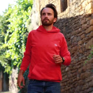 Unisex-Sweatshirt Le Confortable Rot