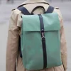 Upcycled Urbaner Rucksack - Grün