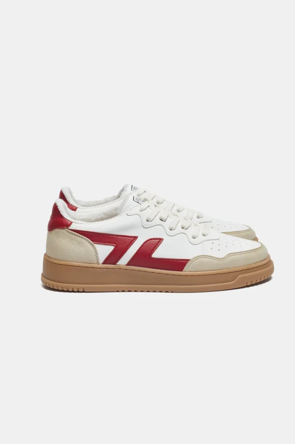 Vegane Maisleder-Sneaker Beta Bordeaux