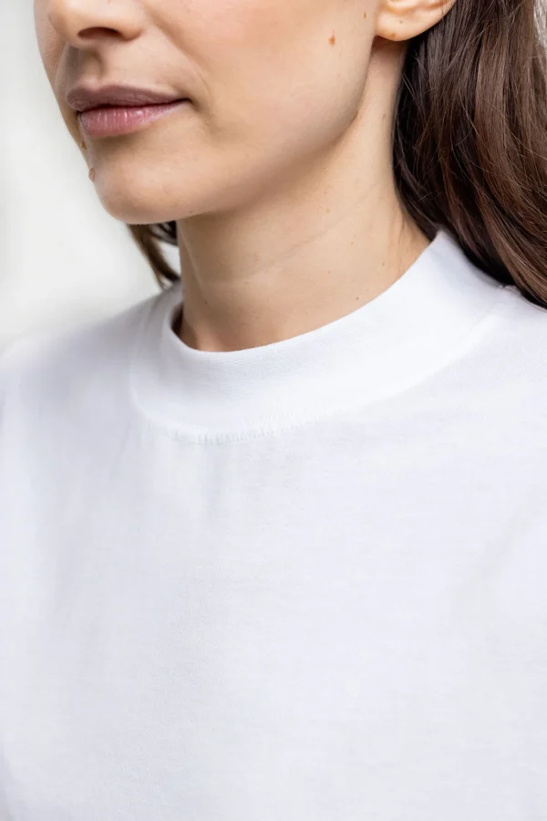 Weisses Cropped T-Shirt