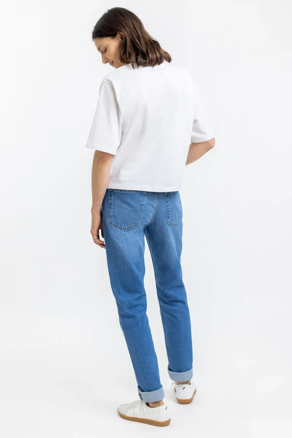 Weisses Cropped T-Shirt