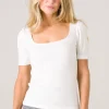 Weisses Damen T-Shirt Hoya