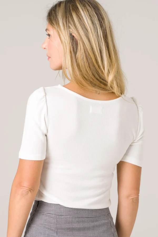 Weisses Damen T-Shirt Hoya