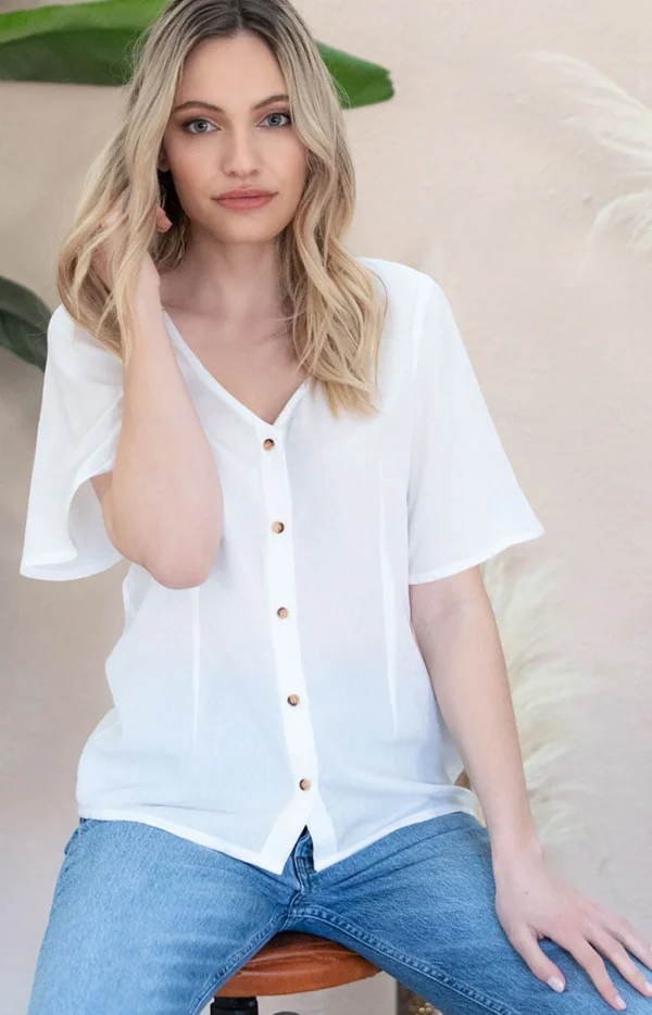 WendeBluse Lys weiss