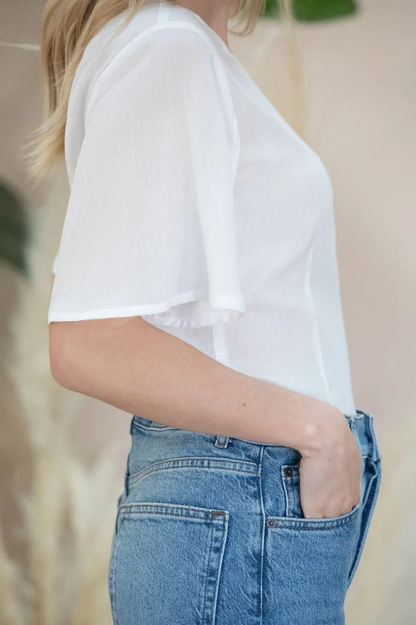 WendeBluse Lys weiss