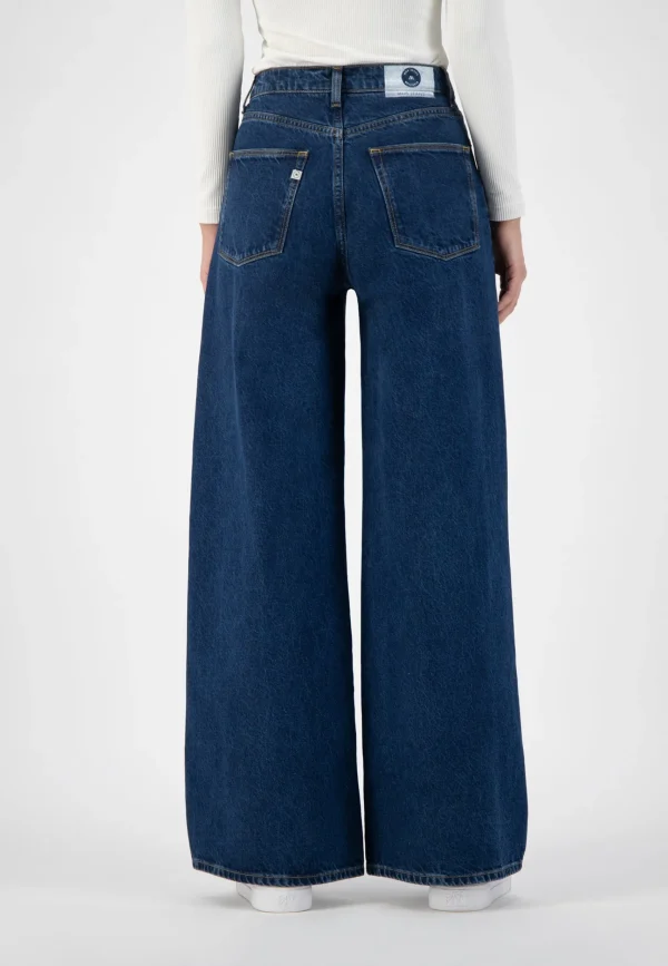 Wide Leg Damenjeans Wyde Sara Stone Indigo