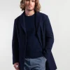 Wolle-Mante Gilberto Navy