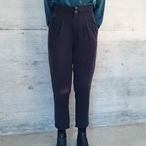 AVA Lyocell-Hose Schwarz