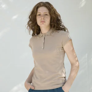 Baumwollpolo Rita Beige