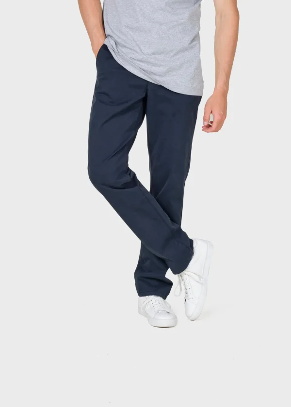 Chino Bio-Baumwolle Chino Allan Twill Navy