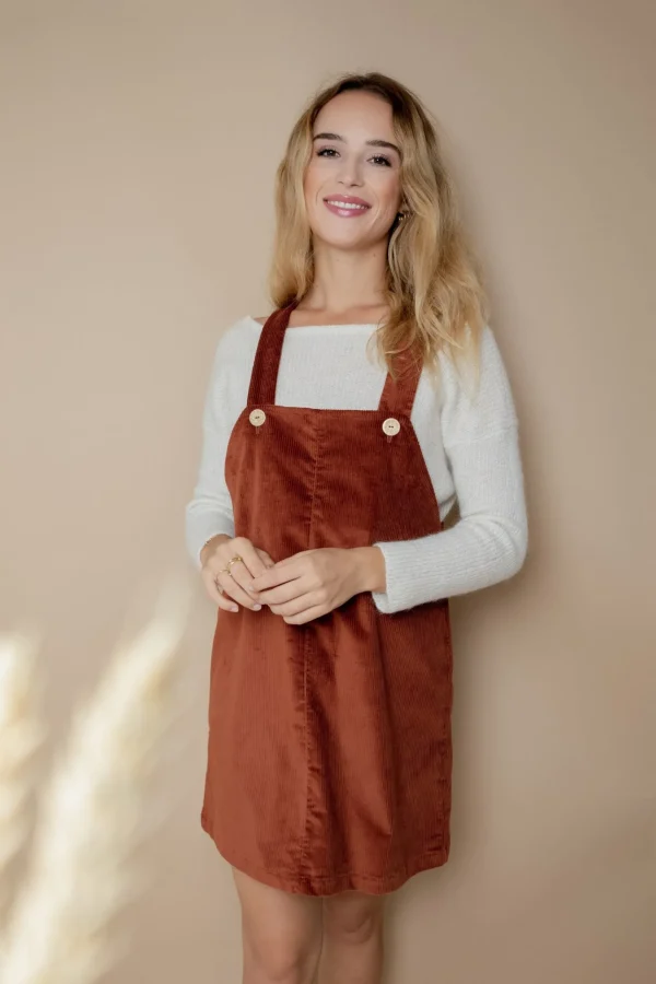 Cordsamtkleid Scarlett Sienna