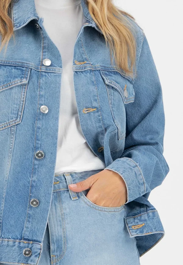 Damen Jeansjacke Tyler Heavy Stone
